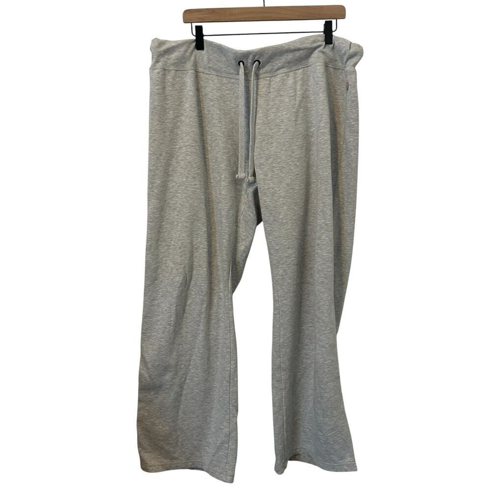Polo Jeans Co Ralph Lauren Lounge Pants Mens XL Vtg Y2K Wide Leg Sweatpants Gray